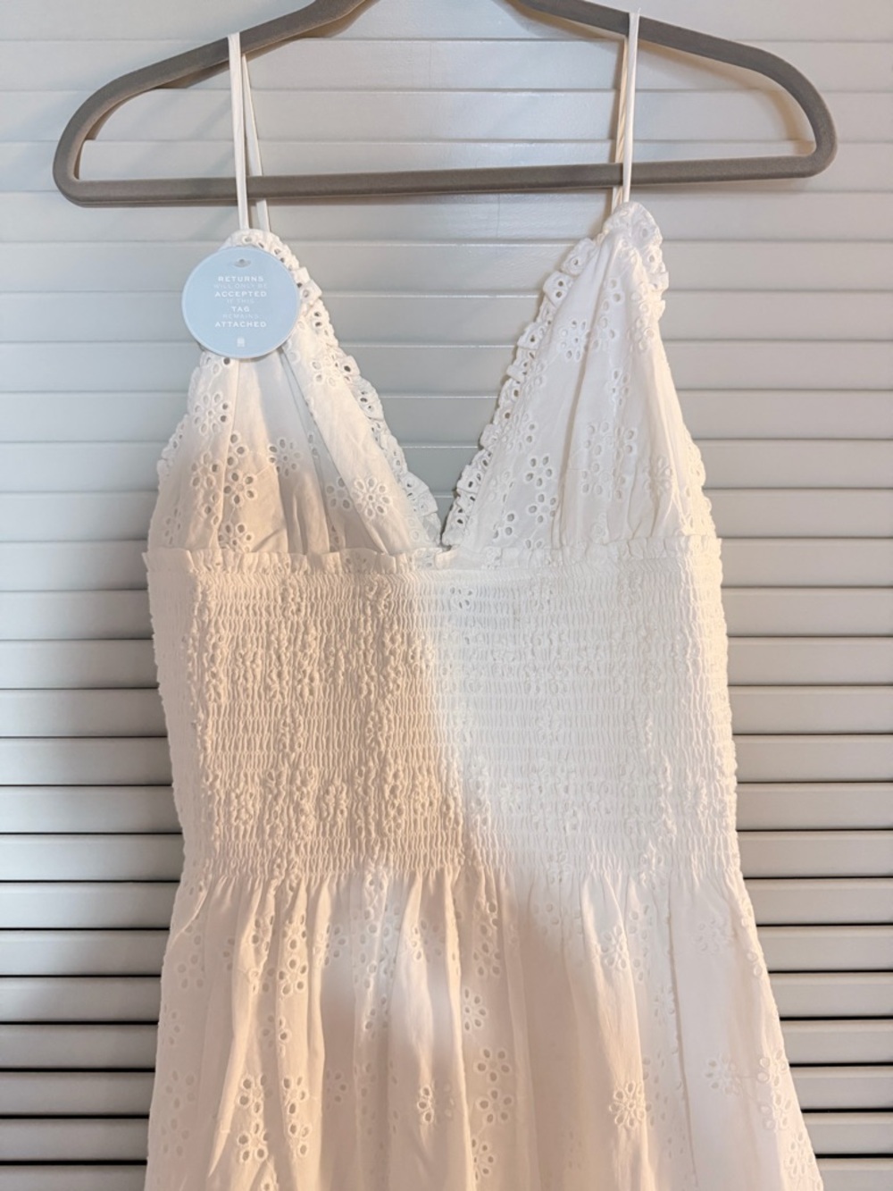 Eyelet Dottie Nap Dress - Picture 4 of 7